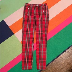 H&M plaid pants